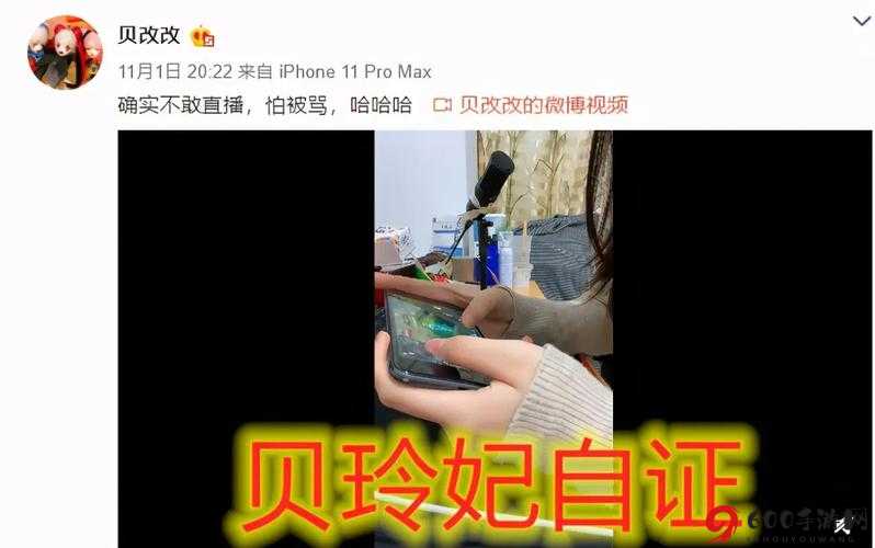 王者荣耀贝玲妃代打事件介绍：贝玲妃真...代打吗？你对此有何看法？